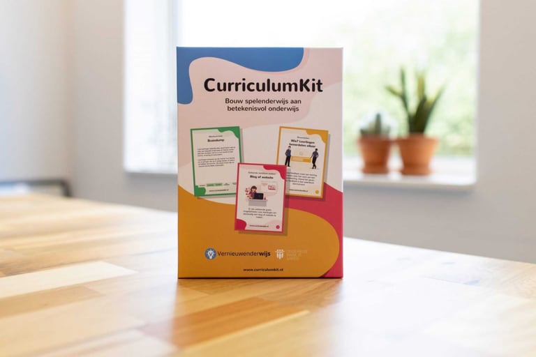 CurriculumKit doos op tafel