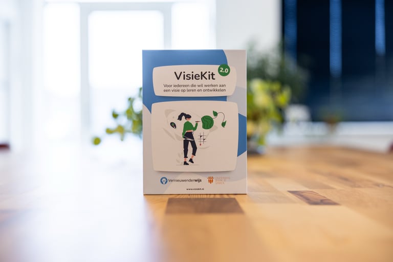 VisieKit 2.0 doos op tafel